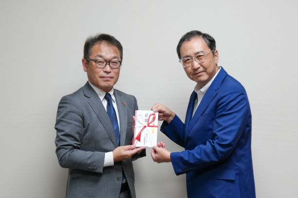 大地みらい信用金庫様よりご寄附をいただきました